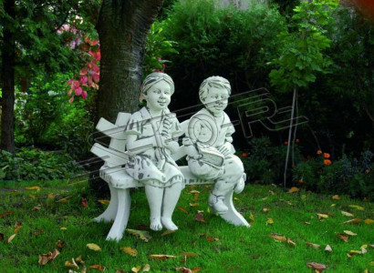 Mädchen Sitzende Figur Statue Figuren Skulptur Dekorative Statuen Garten